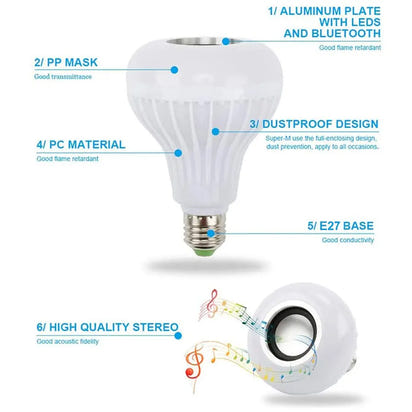 ColorGlow™ Bluetooth LED Light & Speaker
